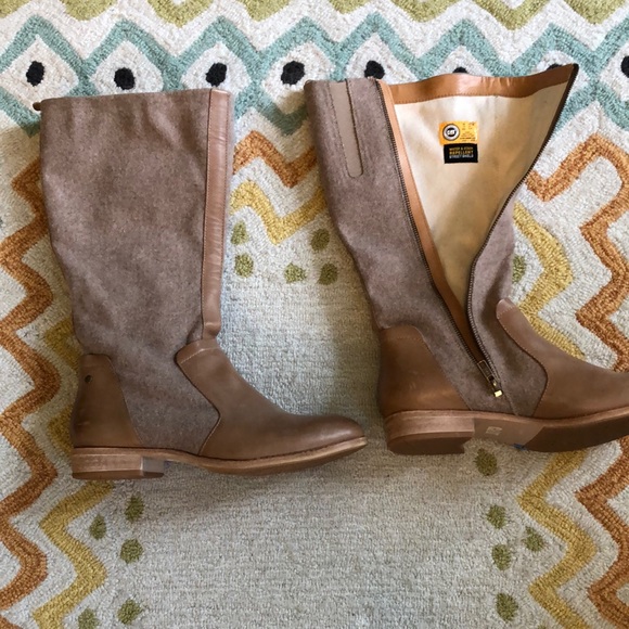 Cat wool and leather boots - Picture 1 of 6